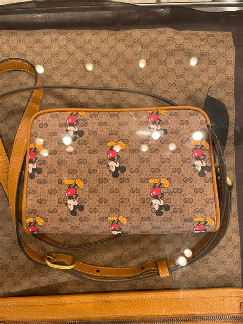 gucci sling bag mickey mouse|gucci sling bag price.